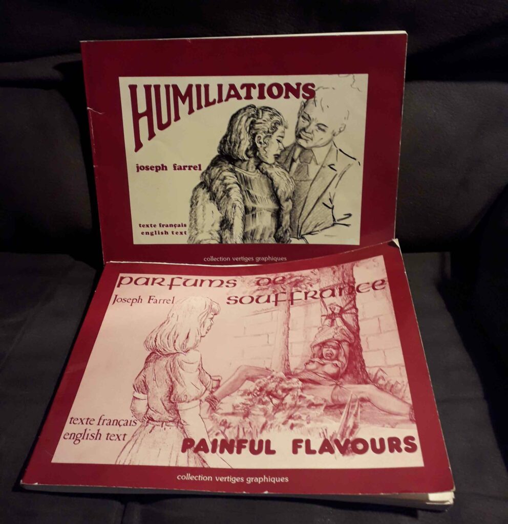 Humiliation et Parfums de souffrance, deux livres BDSM de Joseph Farrel
