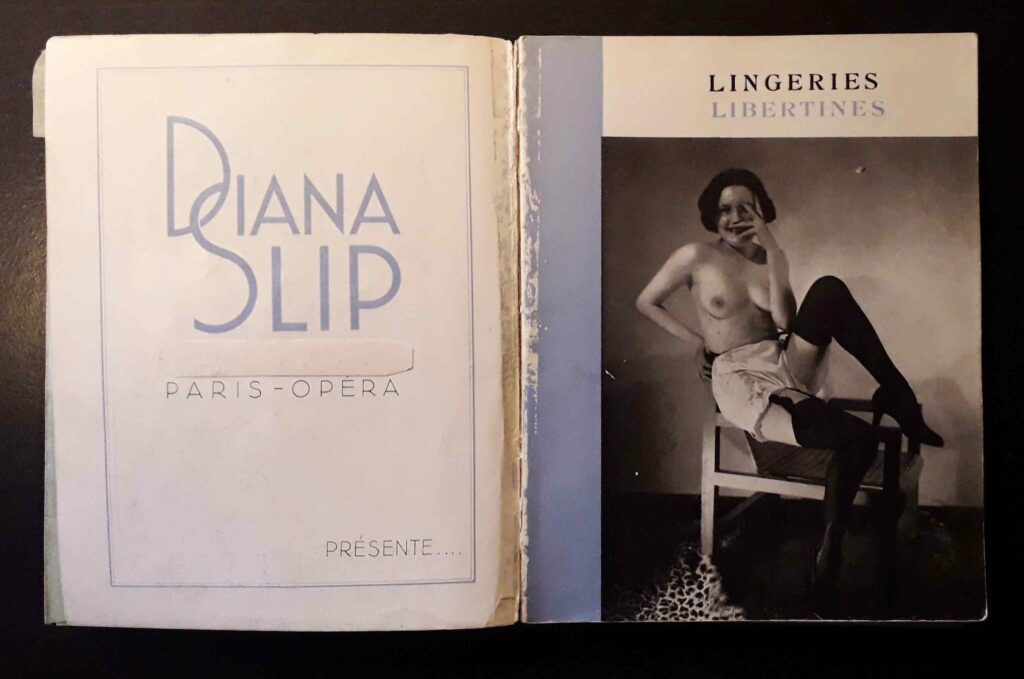 Catalogue de lingerie érotique Diana Slip Catalogue lingeries libertines années 30 Diana Slip