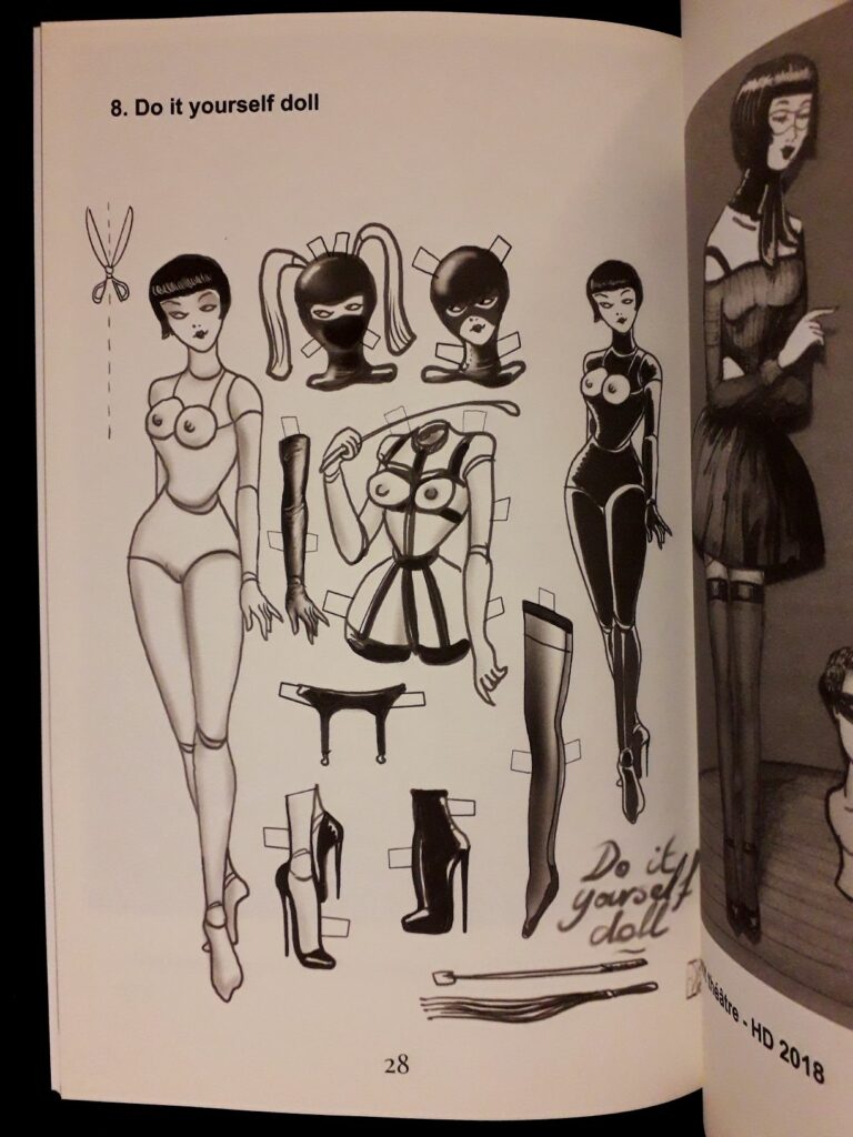 Dessin de poupées à assembler soi-même par Hector Domiane 