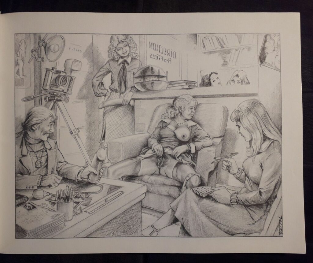 Dessin d'humiliation de femme par Joseph Farrel