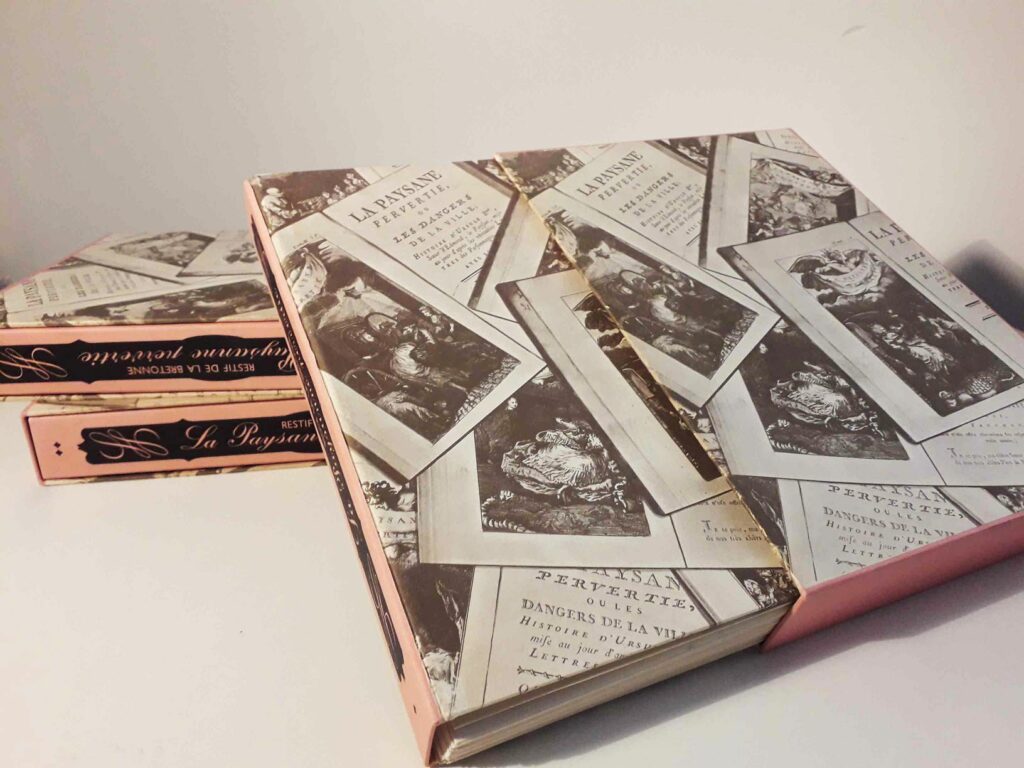 Livre La Paysanne pervertie, par Restif de la Bretonne, éditions J. L. Kellinckx