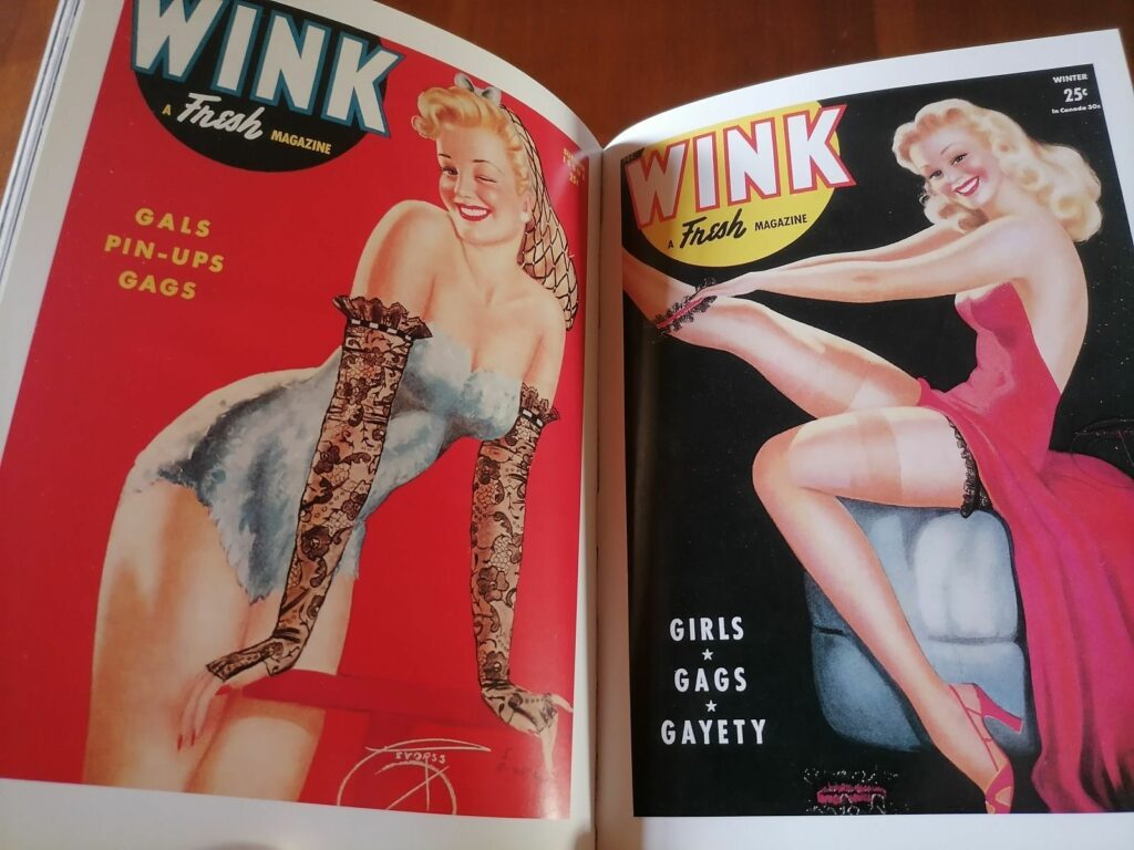 Pin-Up du magazine pour hommes Wink, dans le livre 1000 Pin-Up Girls, Peter Driben, éditions Taschen