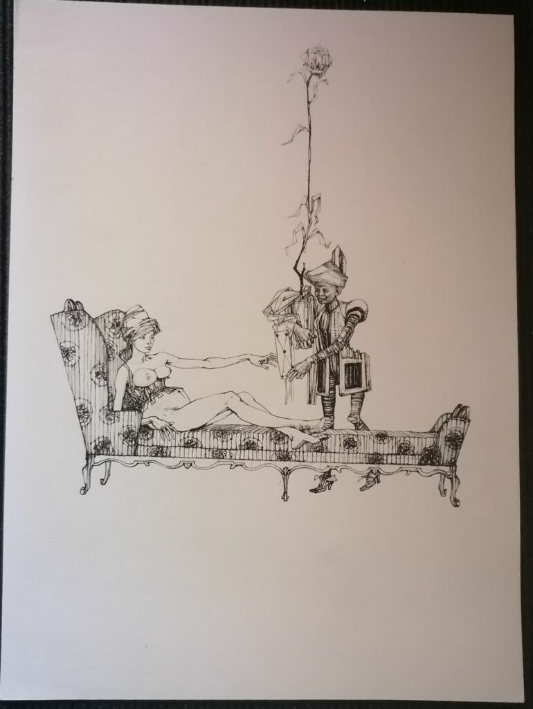 Dessin au trait érotique