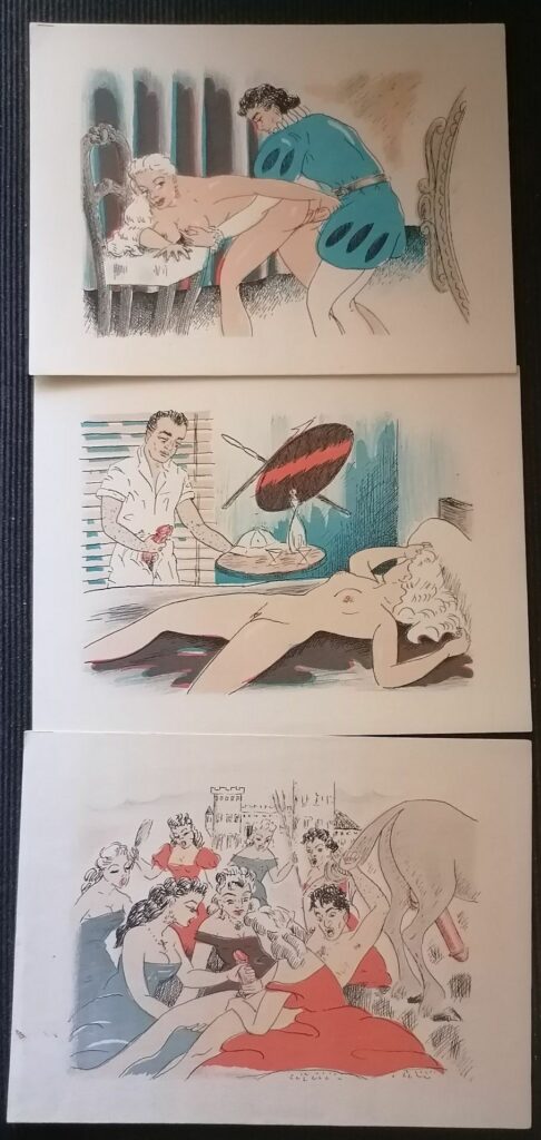Dessins pornographiques en couleurs