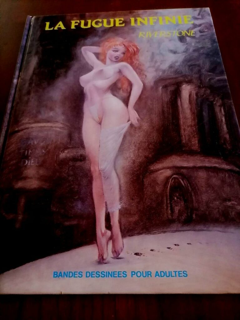 Couverture de la BD érotique La Fugue infinie, de Riverstone, aux éditions CAP