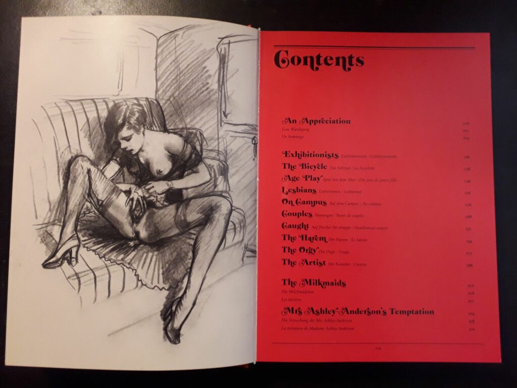 Sommaire de Tom Poulton. The Secret Art of an English Gentleman, publié chez Taschen