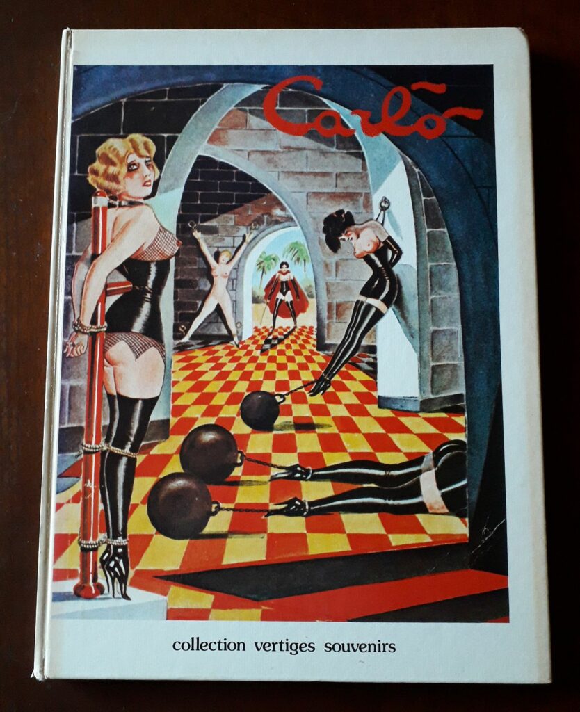 Livre de mérodack sur le dessinateur Carlo aux éditions dominique Leroy collection vertiges souvenirs