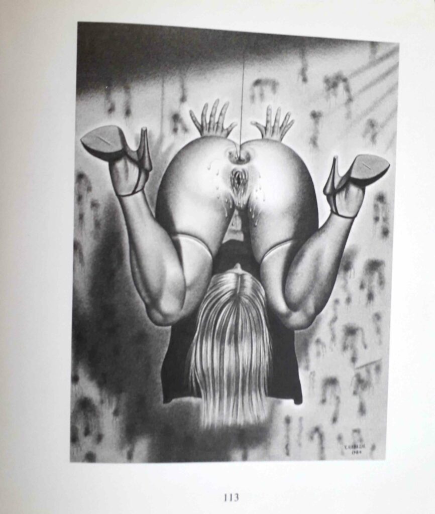 Femme en talons dessin érotique de Yoshifumi Hayashi