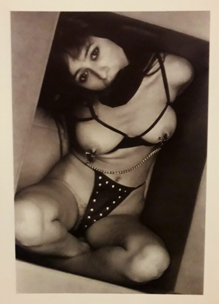 Femme soumise pince aux seins et baillonnée : photo BDSM d'Eric Kroll dans Fetish Girls