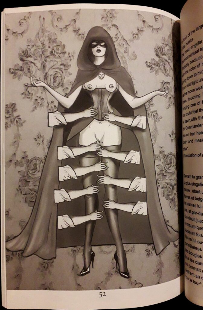 Dessin érotique et fétichiste par Hector Domiane dans Eros mécanique