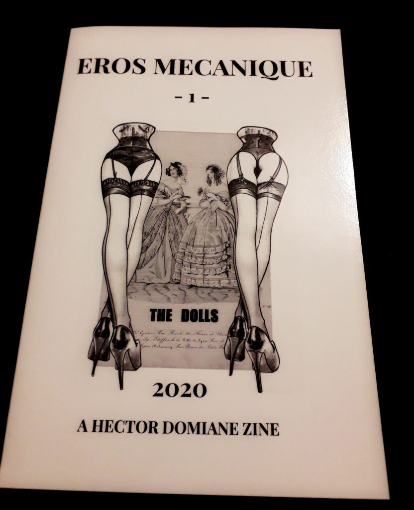 Premier numéro de Eros mécanique, 2020, le fanzine érotique et fétichiste de Hector Domiane
