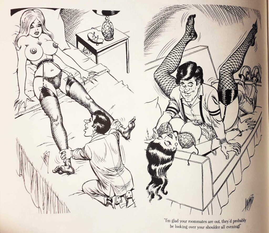 Dessin érotique de Bill Ward dans Sex to Sexty