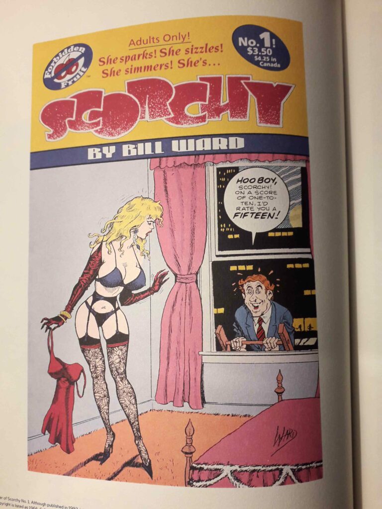 Couverture du premier numéro de Scorchy, par Bill Ward