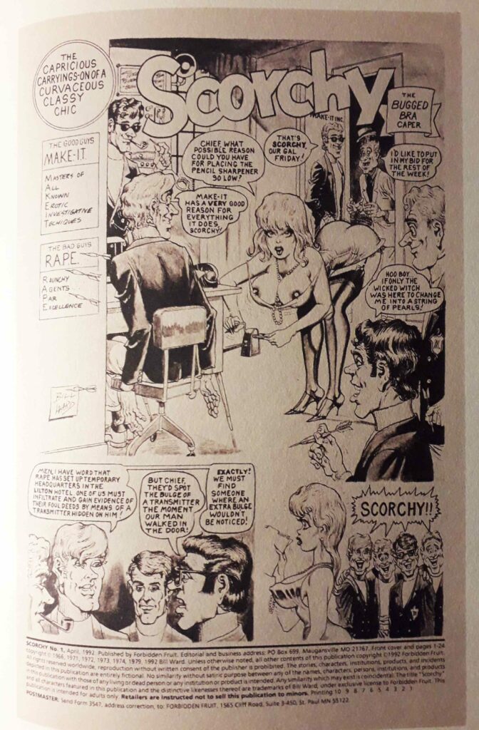 Page de Scorchy, par Bill Ward, 1992