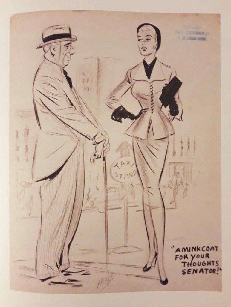 Dessin de Bill Ward appartenant à la collection Joe Anderko