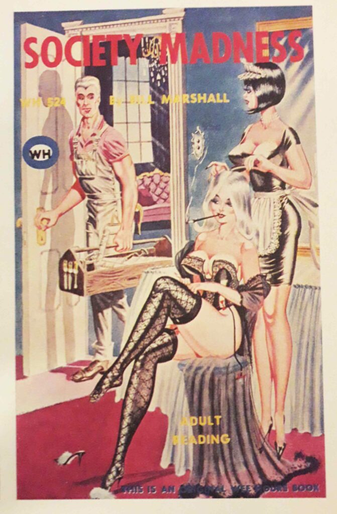 Couverture du livre érotique Society Madness par Bill Ward