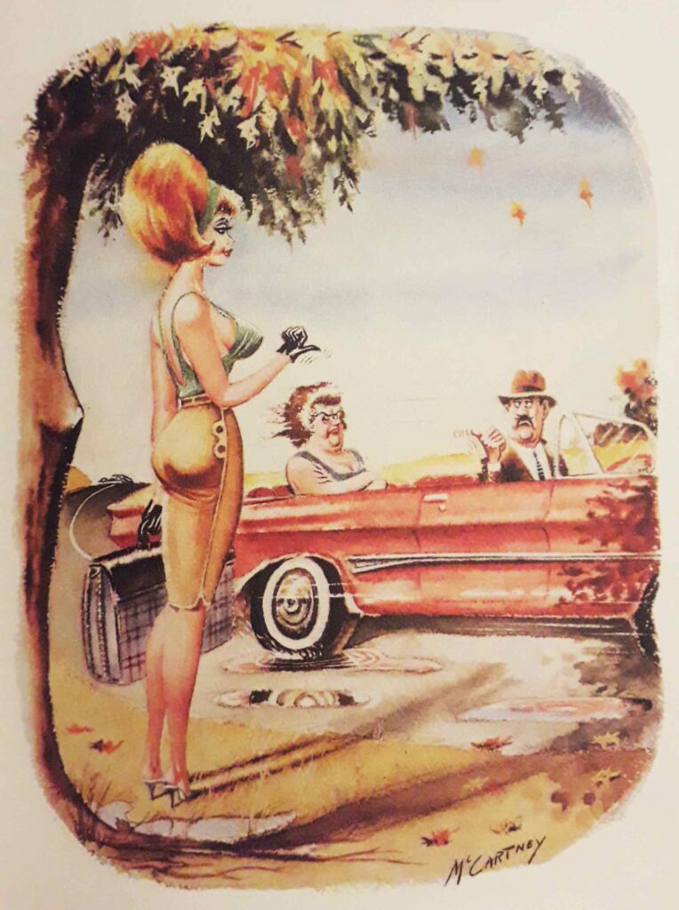 Aquarelle de Bill Ward pour la Hoover Calender Co