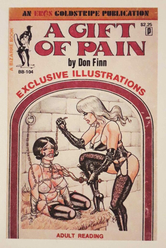 Couverture de Bill Ward pour le livre BDSM A Gift of Pain par Don Finn
