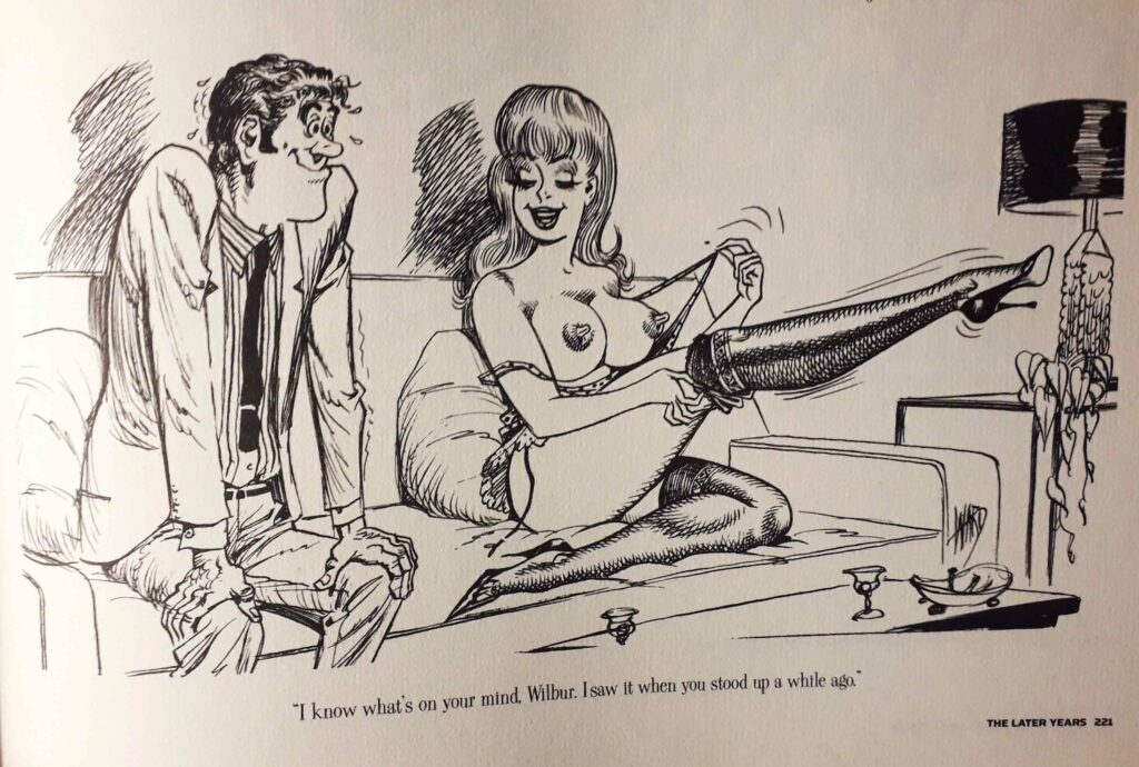 Dessin érotique de Bill Ward dans Sex to Sexty