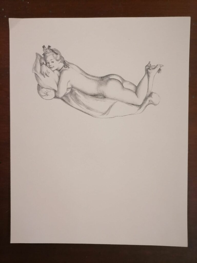 illustration érotique femme nue de Suzanne Ballivet pour Monsieur Nicolas ou Le Cœur humain dévoilé, Restif de La Bretonne, éditions du Cent Cinquantenaire, 1956