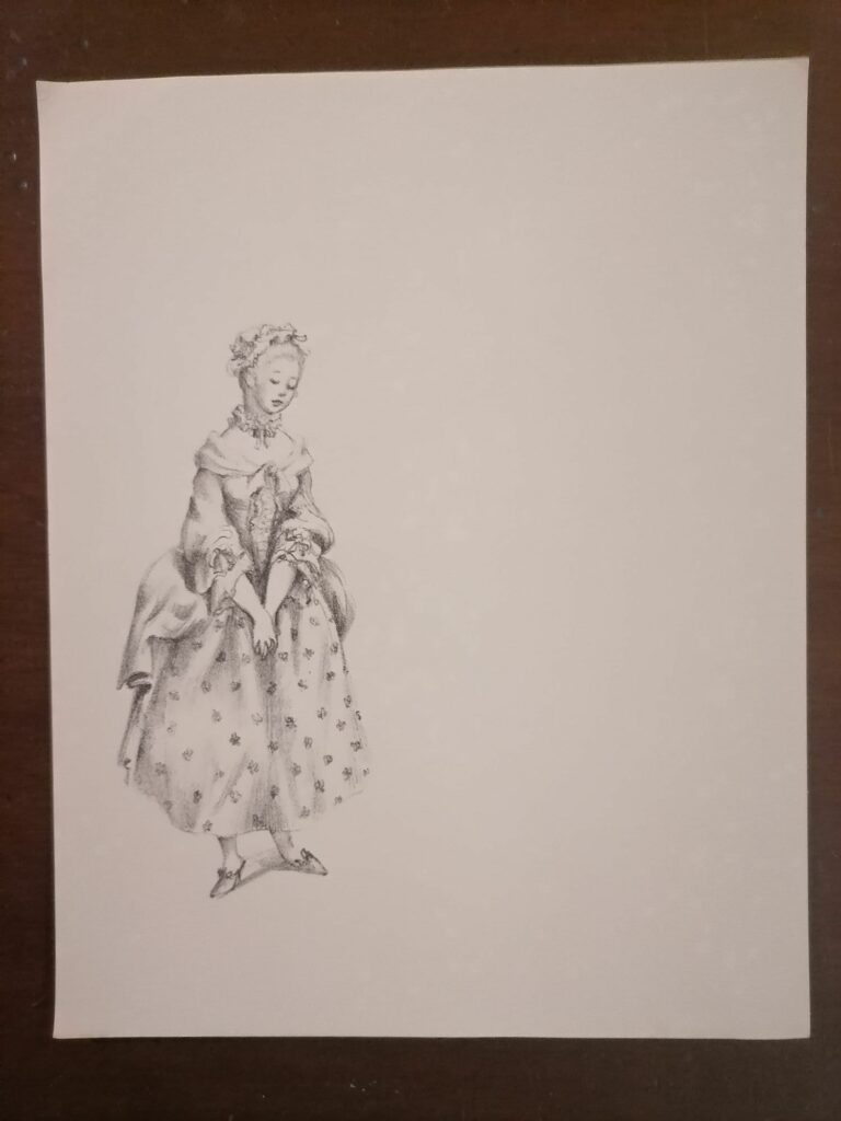 illustration femme de Suzanne Ballivet pour Monsieur Nicolas ou Le Cœur humain dévoilé, Restif de La Bretonne, éditions du Cent Cinquantenaire, 1956