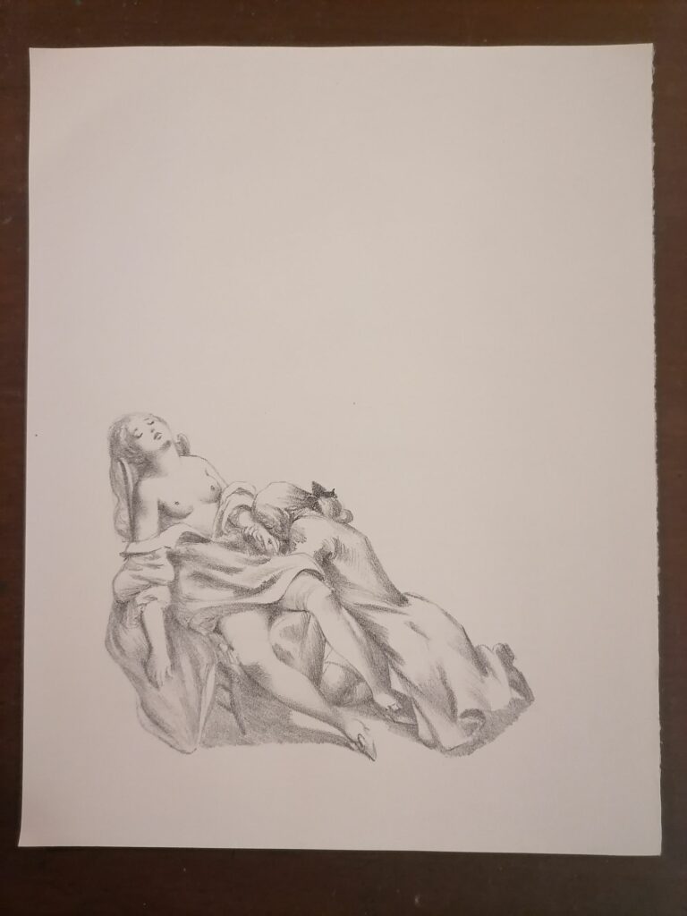 illustration érotique couple de Suzanne Ballivet pour Monsieur Nicolas ou Le Cœur humain dévoilé, Restif de La Bretonne, éditions du Cent Cinquantenaire, 1956