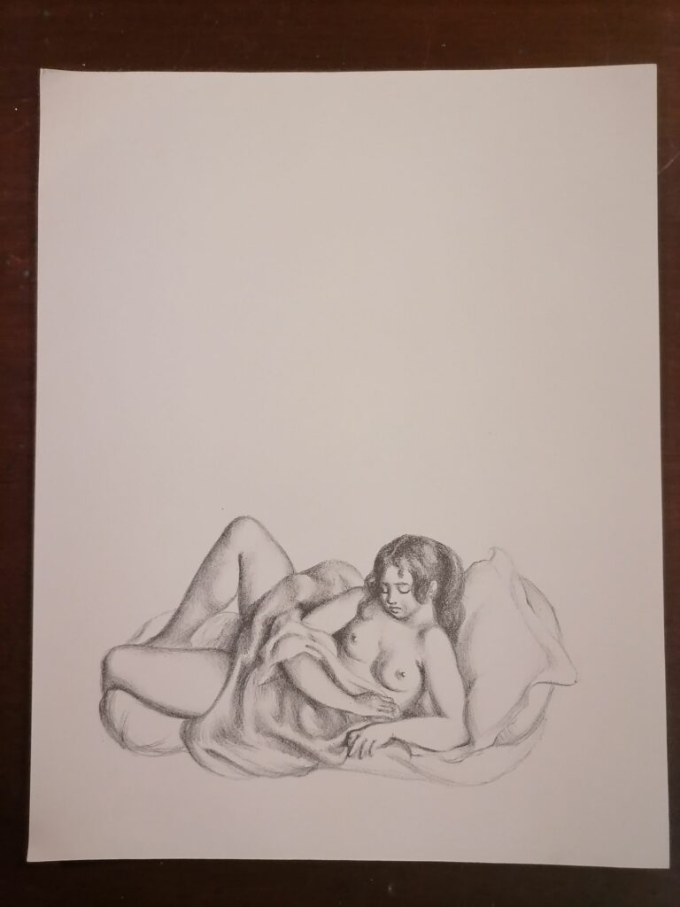 illustration érotique femme aux seins nus de Suzanne Ballivet pour Monsieur Nicolas ou Le Cœur humain dévoilé, Restif de La Bretonne, éditions du Cent Cinquantenaire, 1956