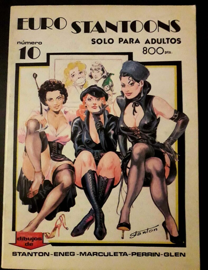 Couverture d'Euro Statoons n°10, BD érotique et BDSM de Edmundo Marculeta