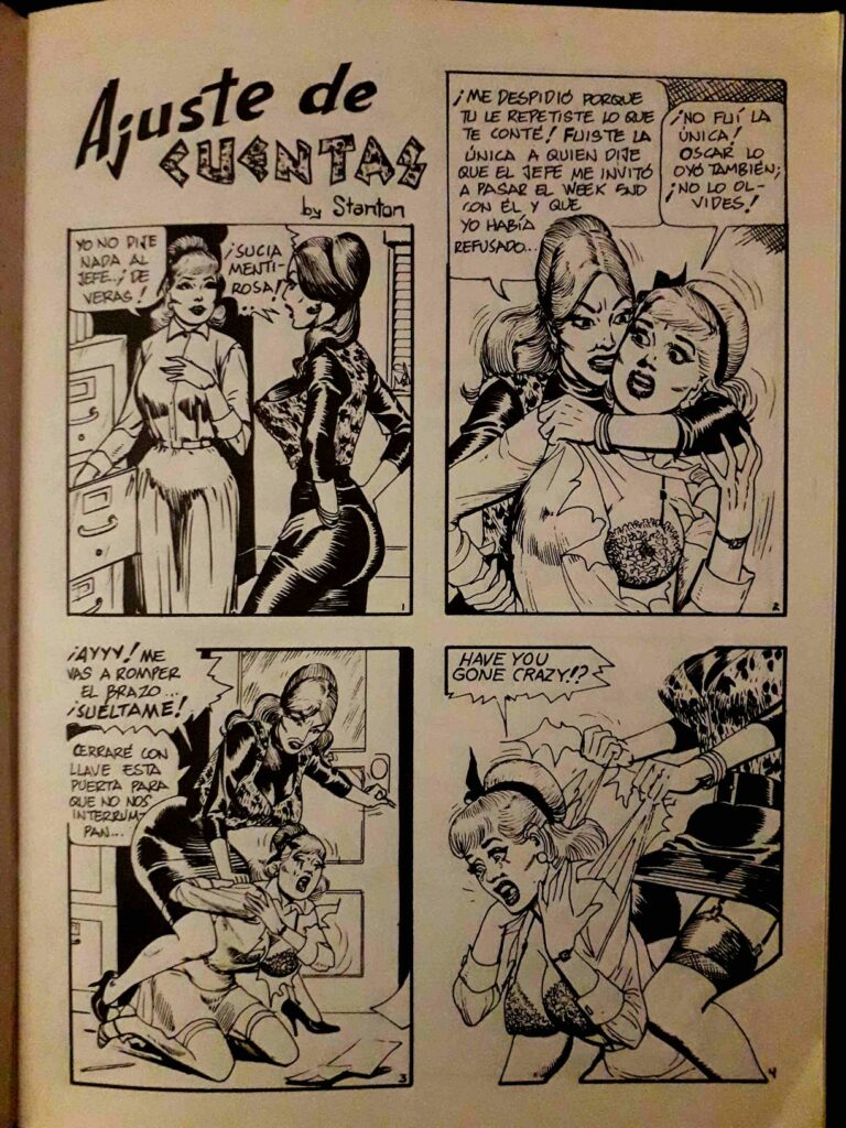 Extrait de la BD BDSM Ajuste de Cuentas par Eric Stanton