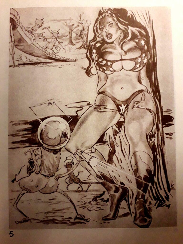 Dessin de BD érotique dans Euro Stantoons par Edmundo Marculeta