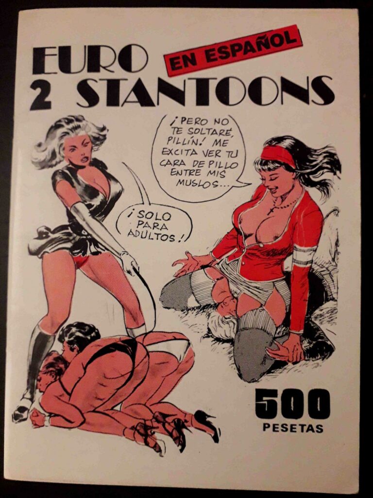 Couverture d'Euro Statoons n°2, BD érotique et BDSM de Edmundo Marculeta