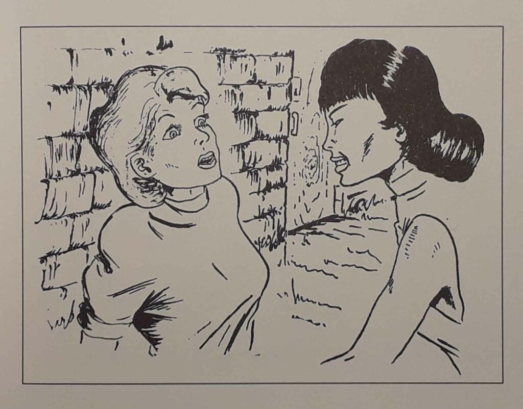 Dessins SM de Joseph Farrel pour le livre érotique Nuits de chine 1959