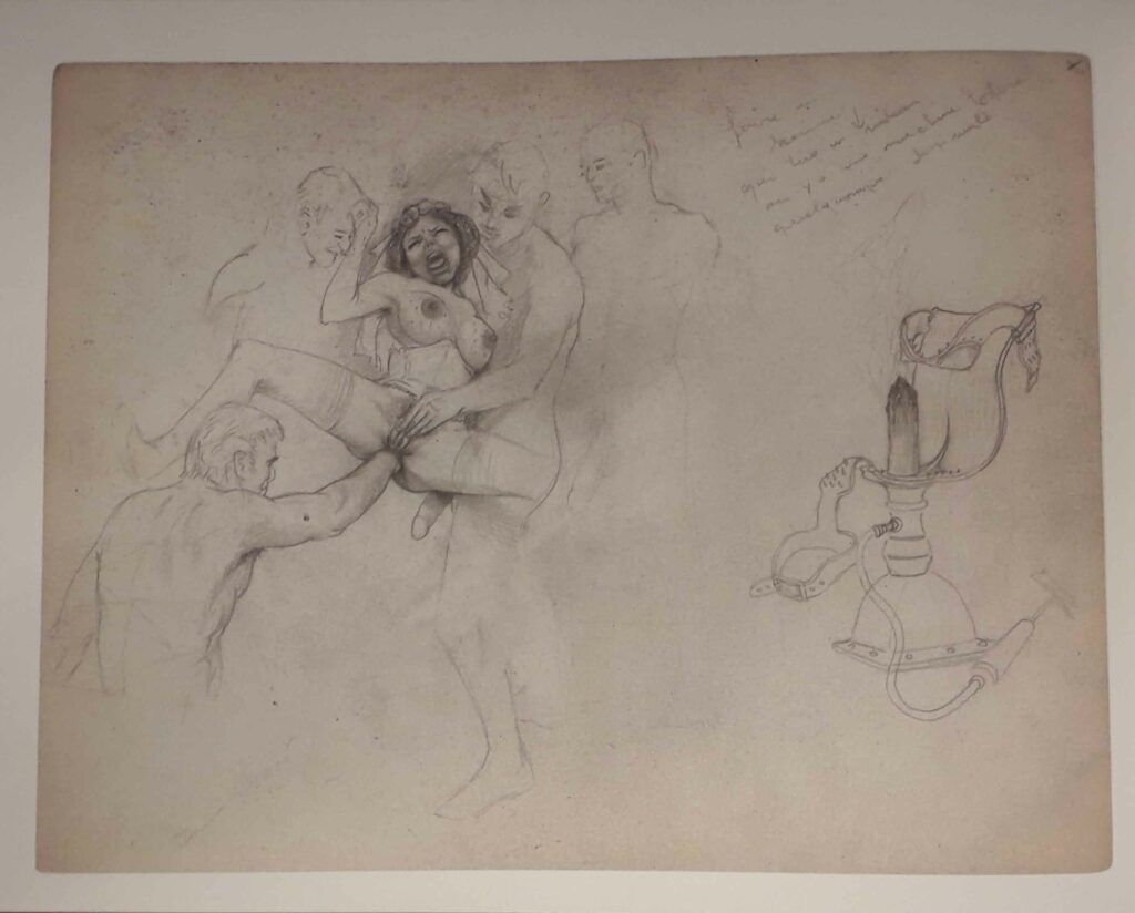 Esquisse de Joseph Farrel dans le livre de Christophe Bier