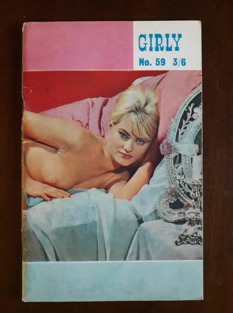 Couverture de la revue érotique anglophone Girly n°59, Colonna Press Ben’s Books