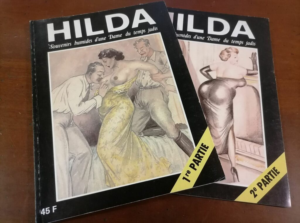 Curiosa livre illustré Hilda souvenirs humides d'une dame du temps jadis illustrations de Jim