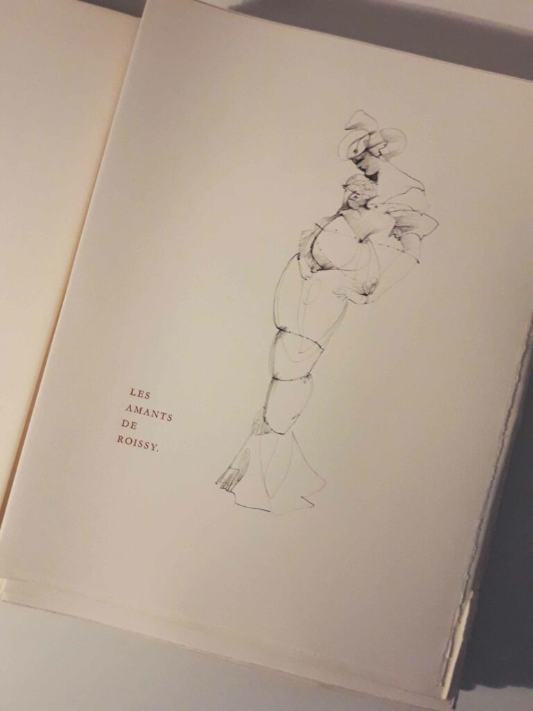 Dessin de Leonor Fini pour les Amants de Roissy