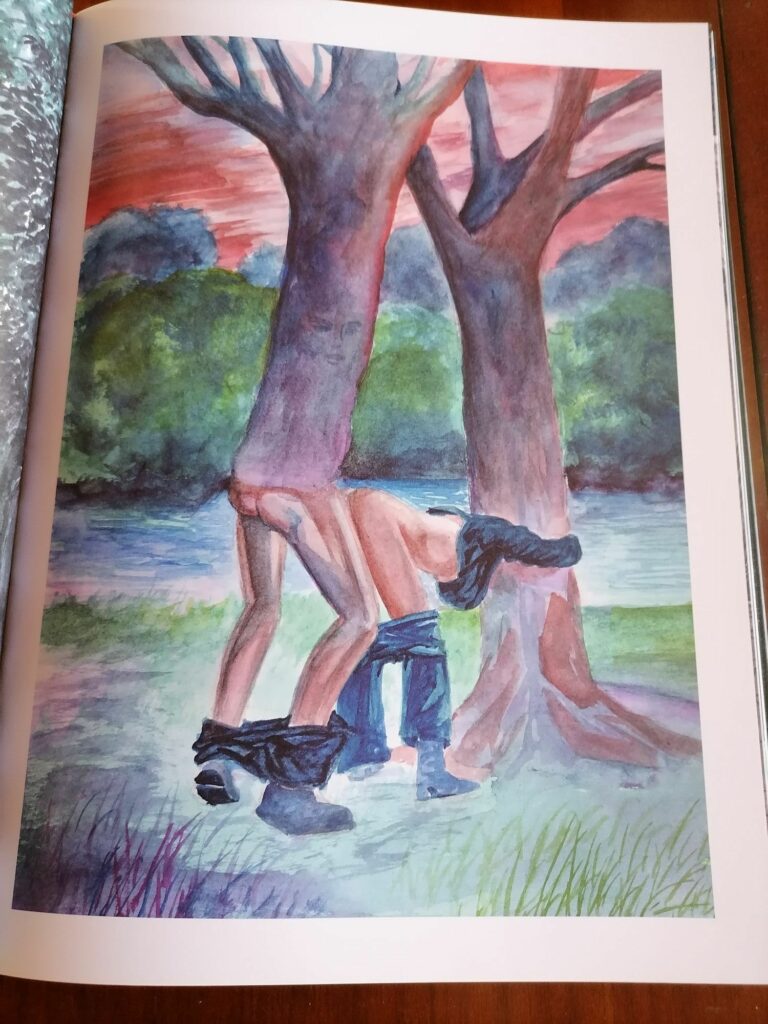 Dessin érotique de Rajah Foo pour le livre Hôtel de la Providence, aux éditions de la Première Heure