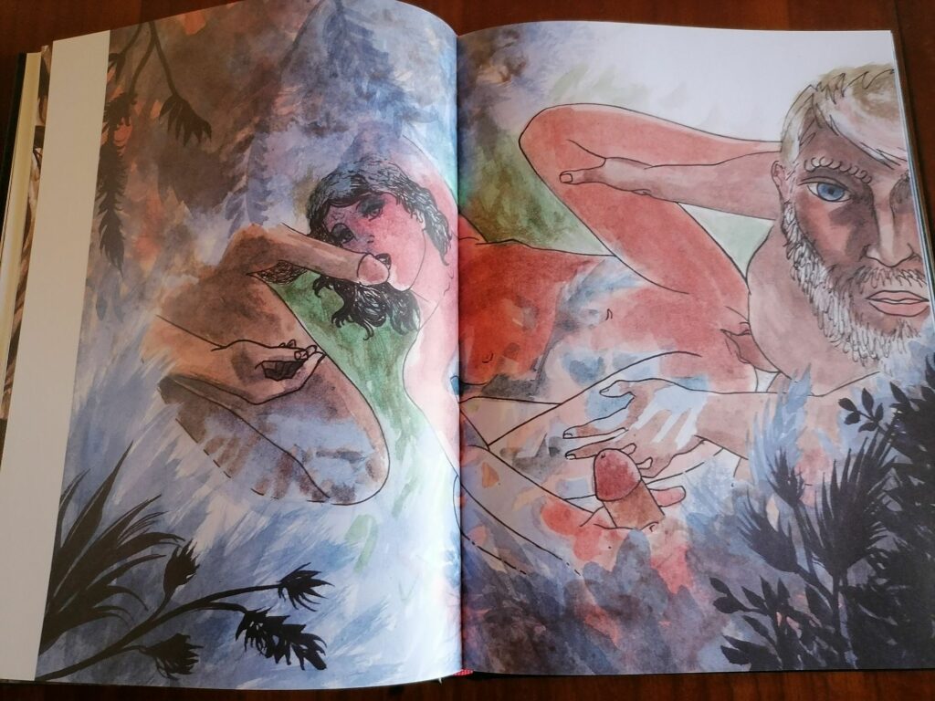 Dessin érotique de Rajah Foo pour le livre Hôtel de la Providence, aux éditions de la Première Heure