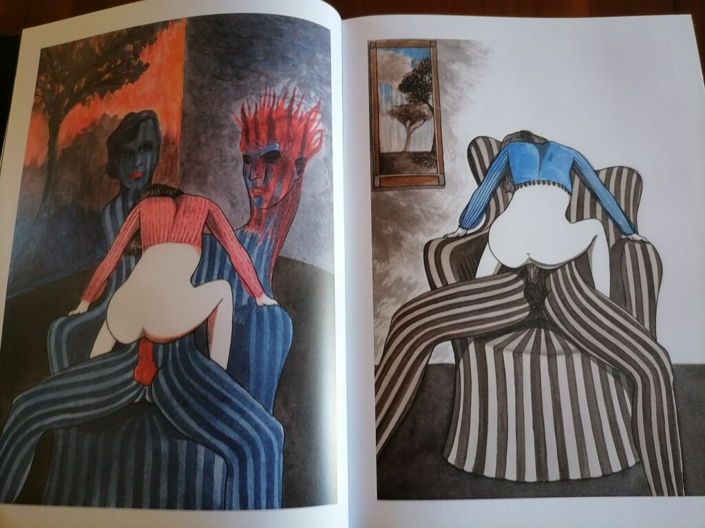 Dessins érotiques de Rajah Foo pour le livre Hôtel de la Providence, aux éditions de la Première Heure