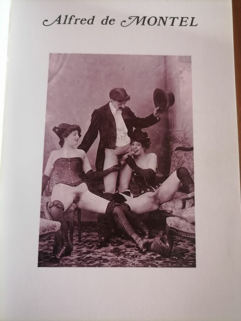 Page de garde du livre de photos érotiques Journal intime illustré d'Alfred de Montel aux éditions Defi