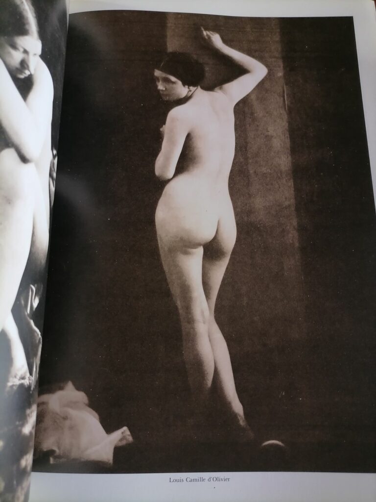 Photo nue féminin début XXe siècle dans le livre Le Nu 1900, Philippe Jullian