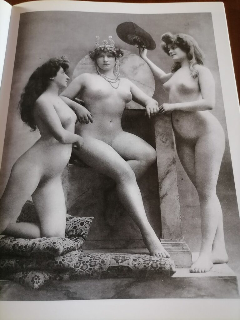 Photo érotique début XXe siècle dans le livre Le Nu 1900, Philippe Jullian