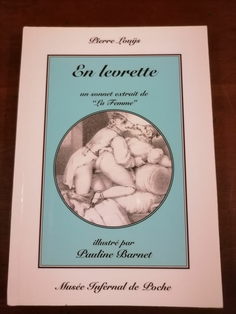 Livre de photos et illustrations érotiques En levrette, musée infernal de Poche par Pauline Barnet et Pierre Louys, éditions Magasin Universel