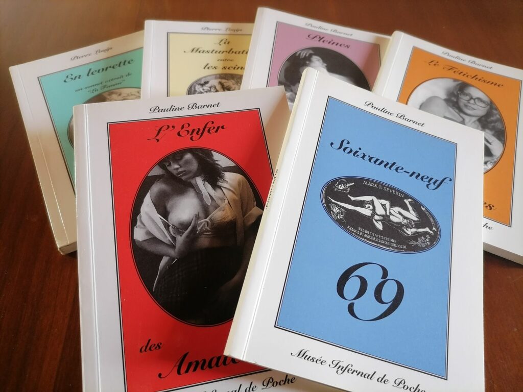 livre érotiques rares curiosa musée infernal de poche aux éditions magasin universel par pauline barnet