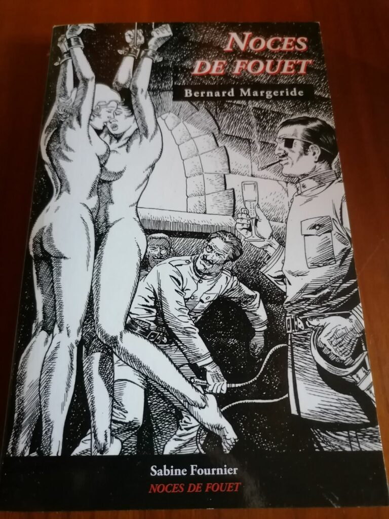 Couverture du roman érotique BDSM Noces de fouet par Bernard Margeride illustré par Chris aux éditions Sabine Fournier, collection Châtiments corporels (Esparbec)