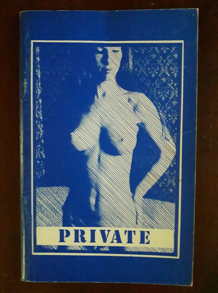 Couverture de la revue érotique pour hommes Private années 1960