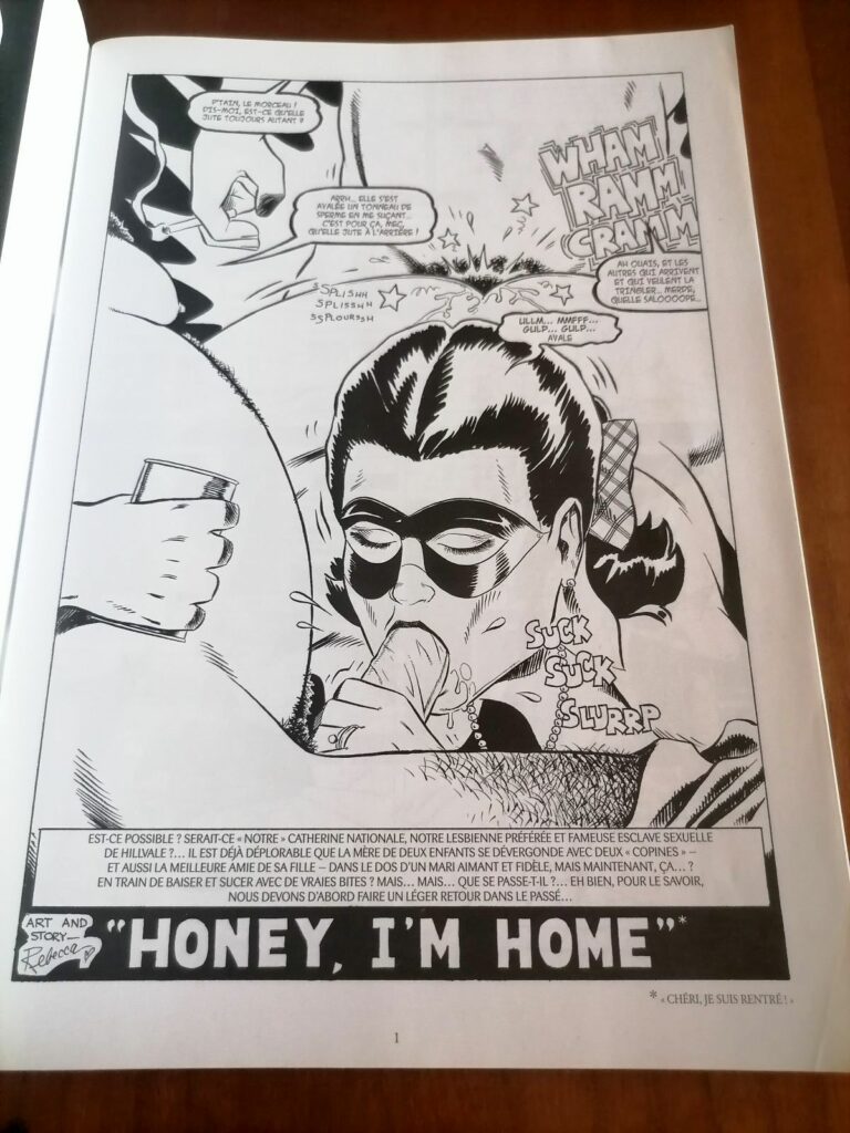 Extrait de la BD adulte Degenerate Housewives 2, par Rebecca éditions Dynamite collection Petit Pétard édition originale