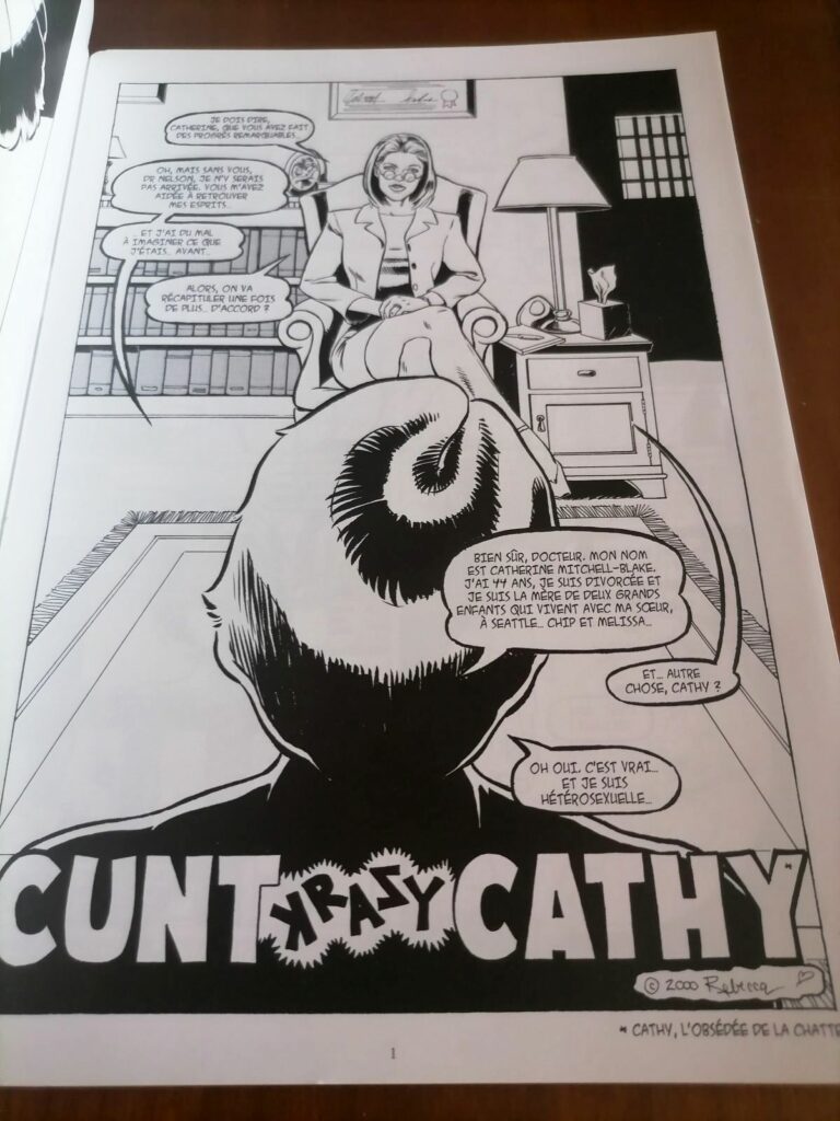 Planche de la BD adulte Degenerate Housewives 3, par Rebecca éditions Dynamite collection Petit Pétard édition originale