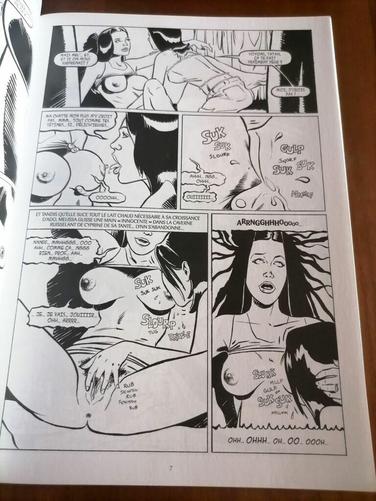 Planche de la BD adulte Degenerate Housewives 4, par Rebecca éditions Dynamite collection Petit Pétard édition originale
