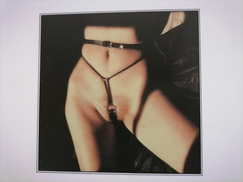 Photo d'un pubis lié par Richard Cerf, dans Photographies, éditions Natiris